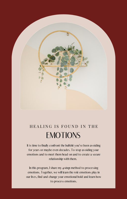 Healing is Found in the Emotions : A guide to Breaking Emotional Patterns