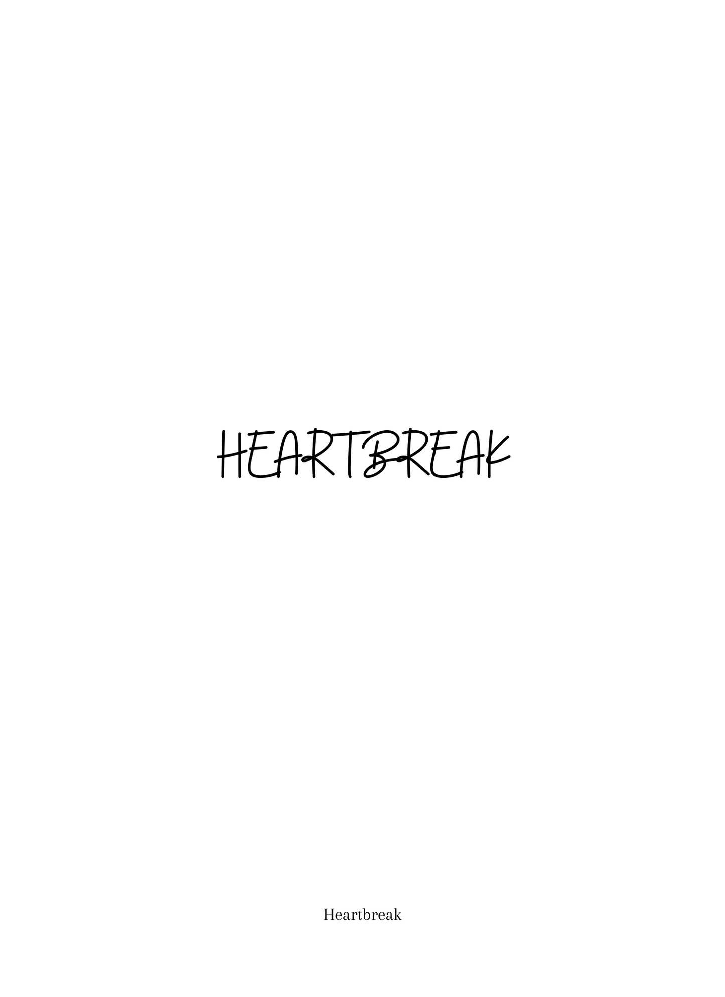 Heartbreak : A Journaling E-book